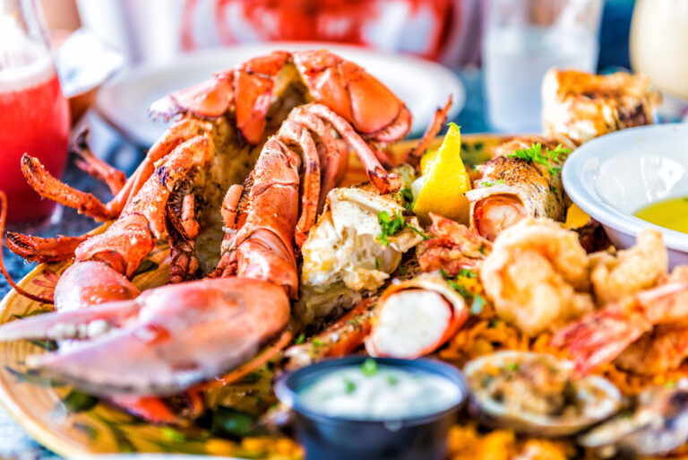 seafood platter from seafood restaurants in myrtle beach