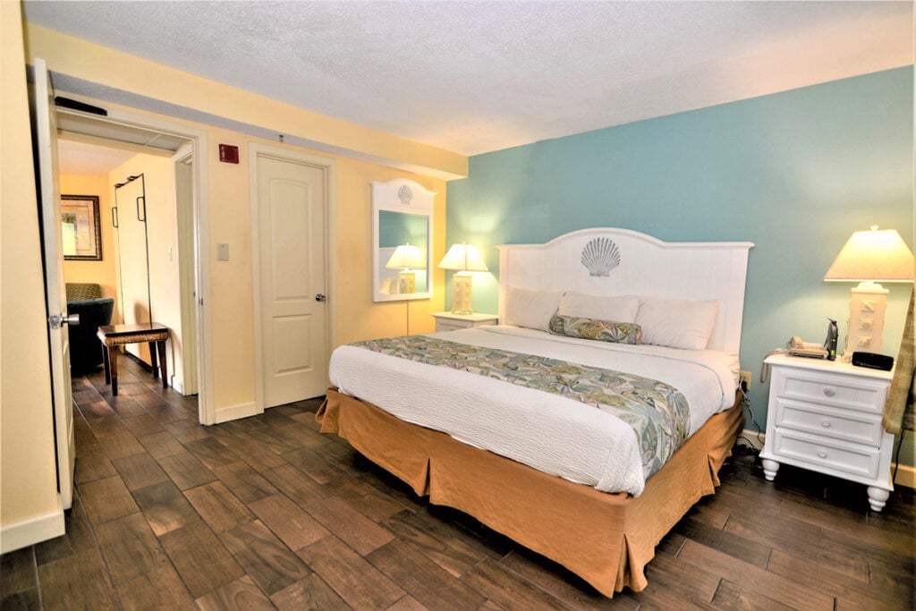 Monterey Bay's king suites are perfect for Myrtle Beach honeymoons.