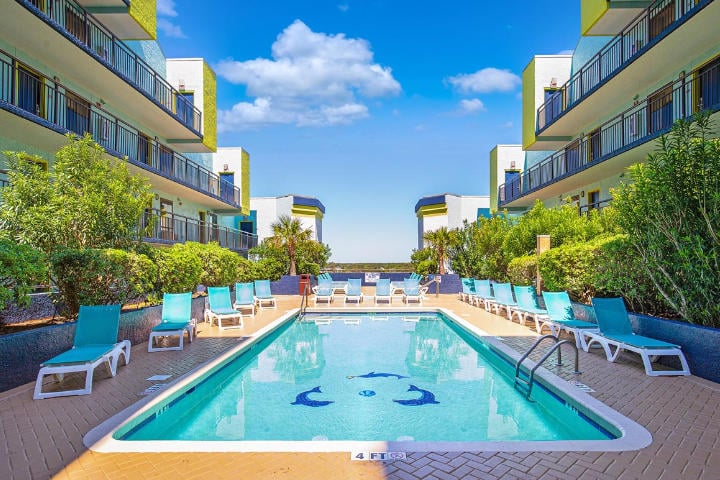 Monterey Bay Rooftop Pool in Myrtle Beach.