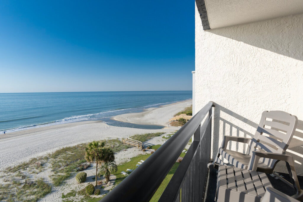 Monterey Bay Oceanfront Luxury King Suite Balcony