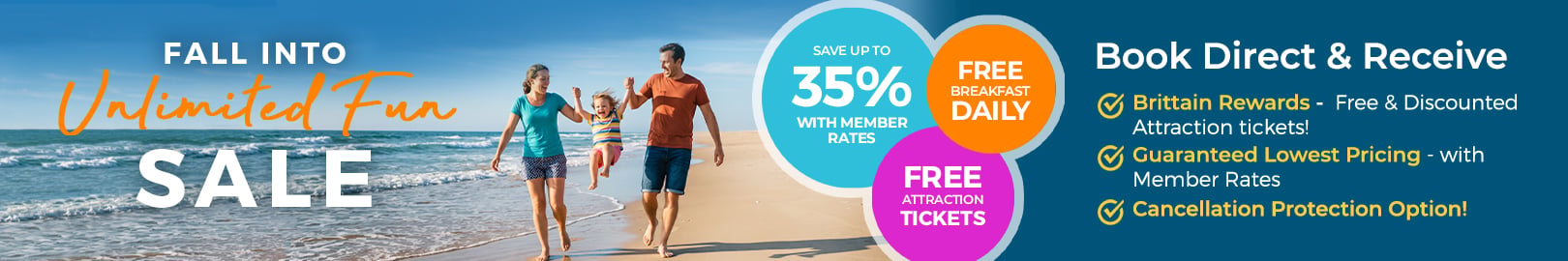 Fall into Unlimited Fun Sale - Save up to 35% with Member Rates